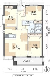 セレッソ泉中央の物件間取画像